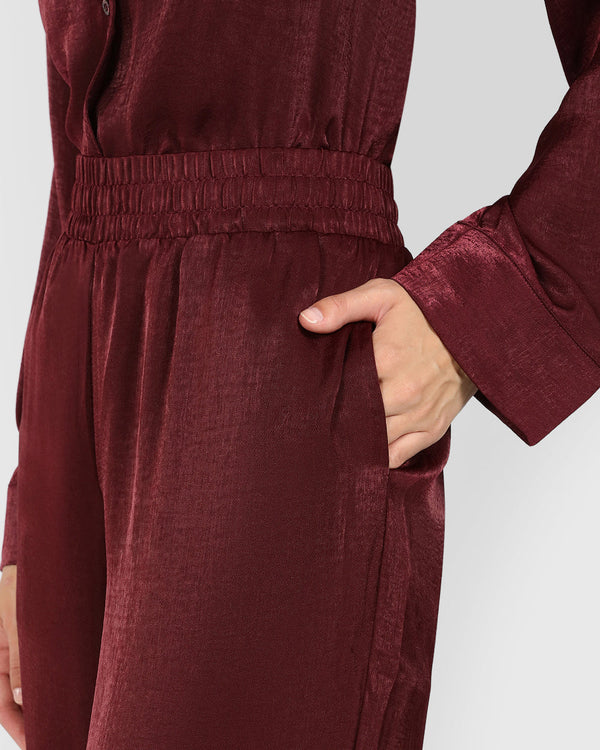 La Senza Sexy Sleep Pants Dark Red / M