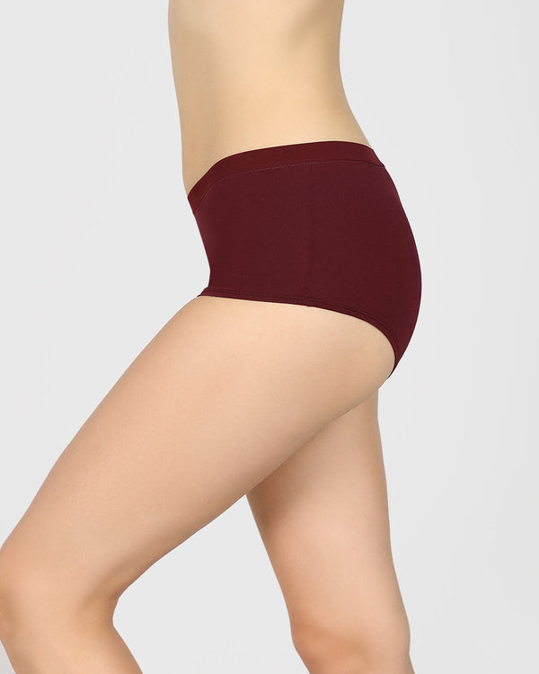 La Senza Ultrasoft Boyshort Panty Dark Red / M