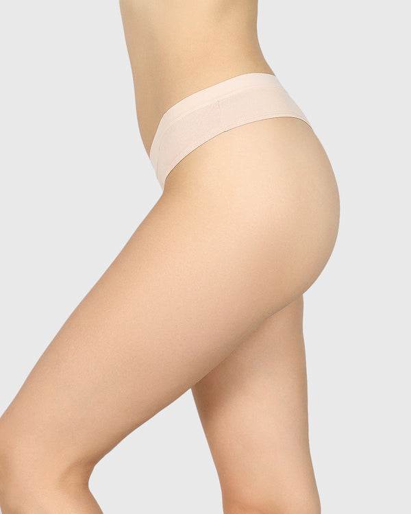 La Senza Ultrasoft Thong Panty Beige / M