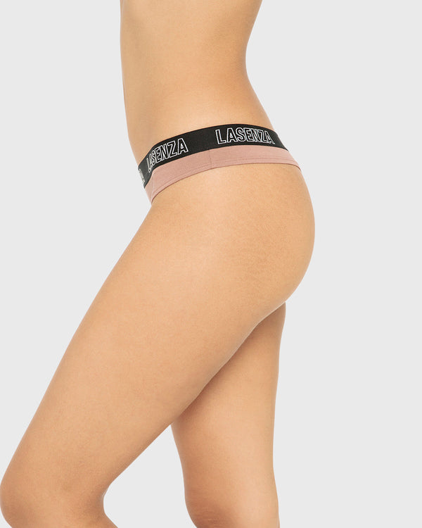 Rx Thong Knockout Logo Deer With Black / M