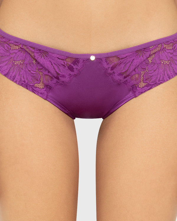 Diva Thong Lavish Lc Sides And Bk Sparkling Grape / M