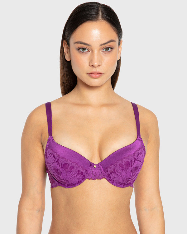 Ss Ll Flc Lavish Lc Plcmt Cup And Wing Sparkling Grape / 34B