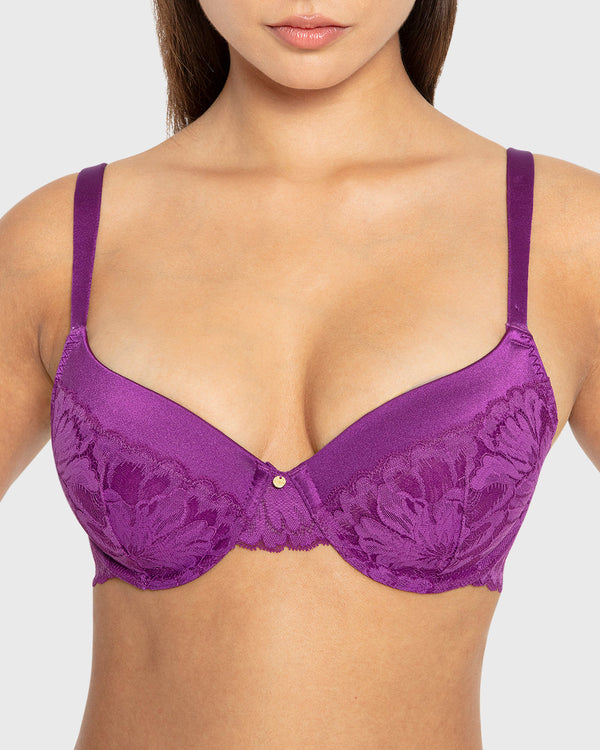 Ss Ll Flc Lavish Lc Plcmt Cup And Wing Sparkling Grape / 34B
