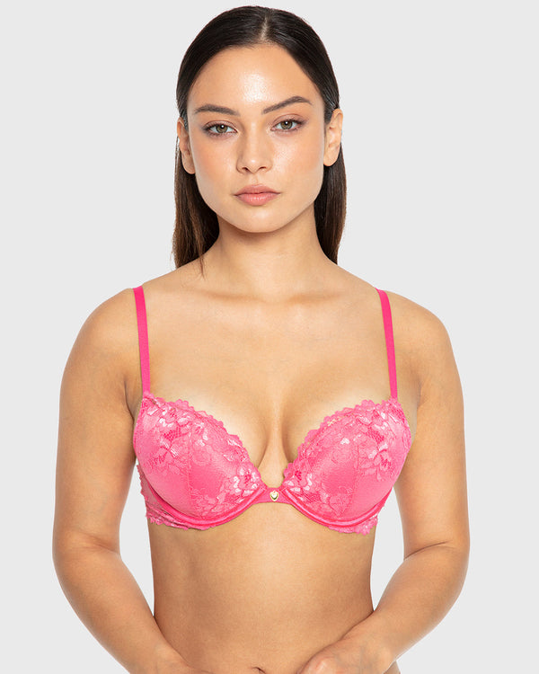 Bs Pu Pl Bc Ao Romantic Lc Hot Pink / 34B
