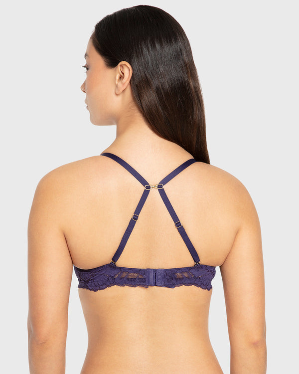 Hs Pu Pl Bc Ao Lavish Lc W Rhinestone Bondage Celestial Sky / 34B