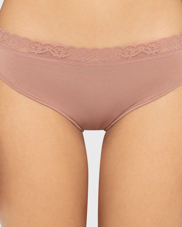 Us Cheeky Thong Modal With Beloved Trim Foiled Deer / M