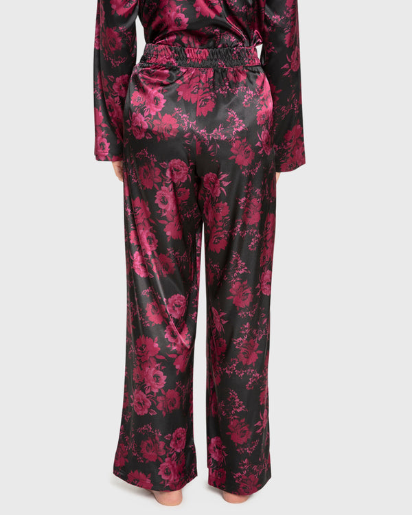 La Senza Sexy Sleep Satin Two Piece Long Pant Pajama Set