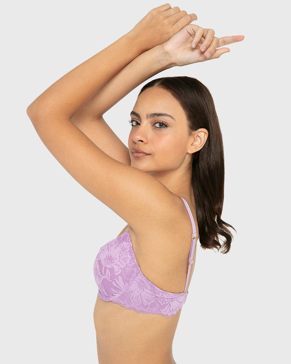 Ss Ll Flc Ao Lavish Lace Regal Orchid / 34B