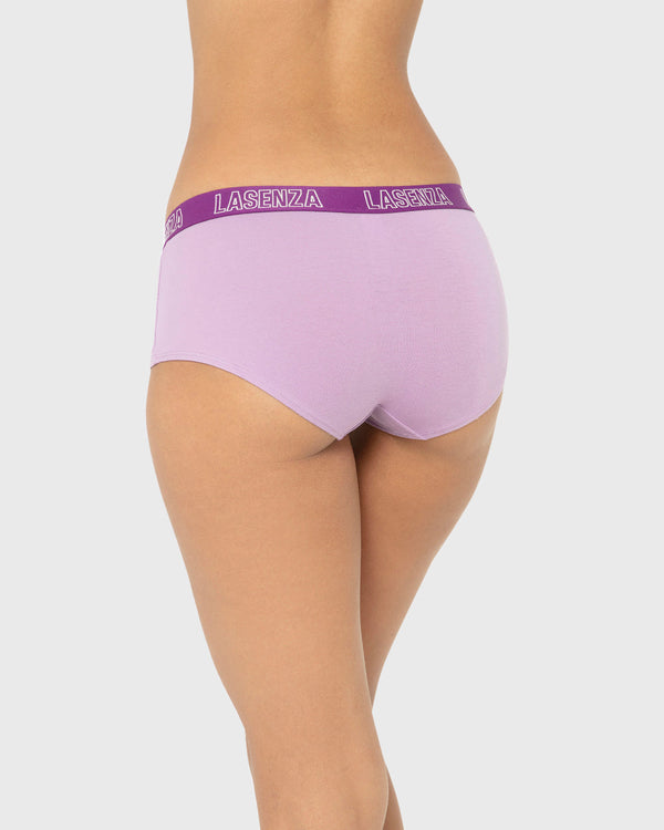 Rx Boyshort Knockout Logo Regal Orchid With Sparkling Grape / M