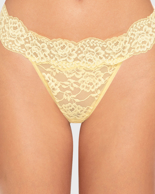 RX THONG SUPERSTAR CHIC LACE Pale Banana / M