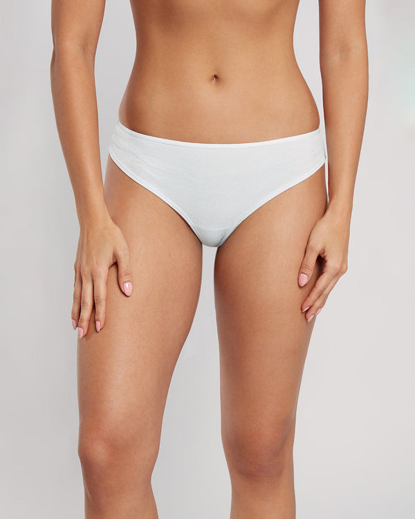 La Senza Ultrasoft Thong LIGHT BLUE / M