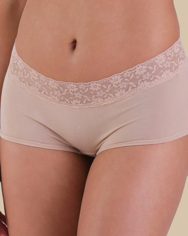 ESSENTIALS BOYSHORT ESSENTIALS 6CM TRIM 02MI / S