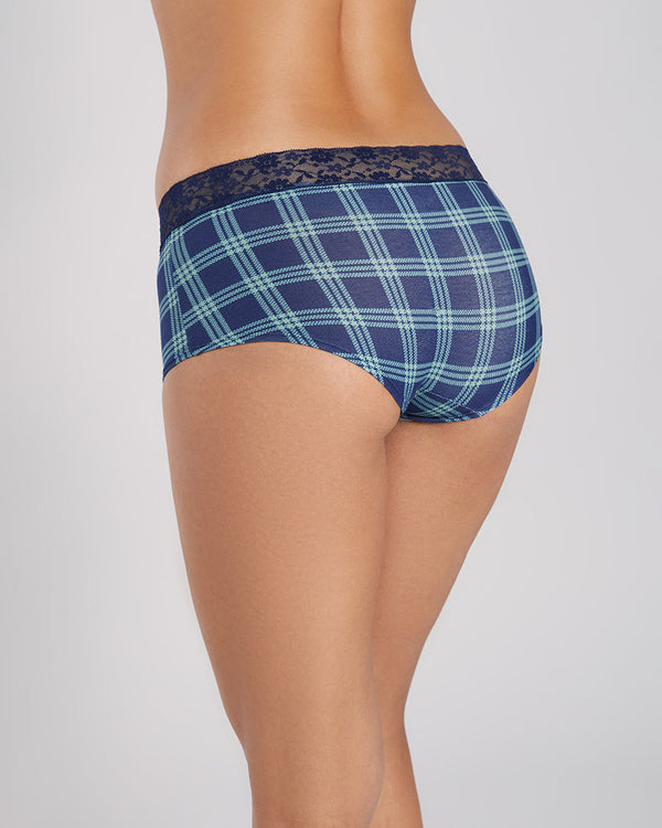 La Senza Cotton Trendy Boyshort Panties Blue / M