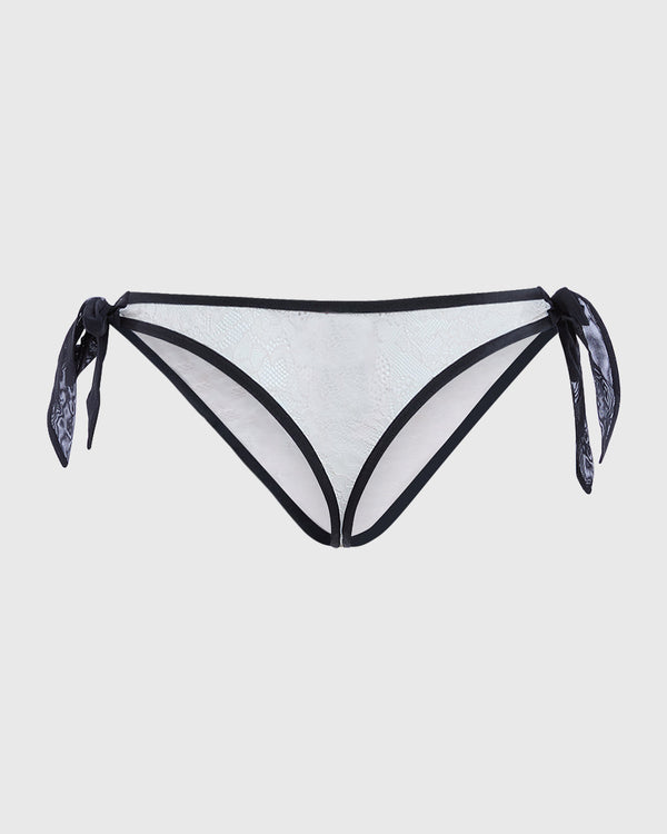 La Senza Lace Sexy Thong Black / M