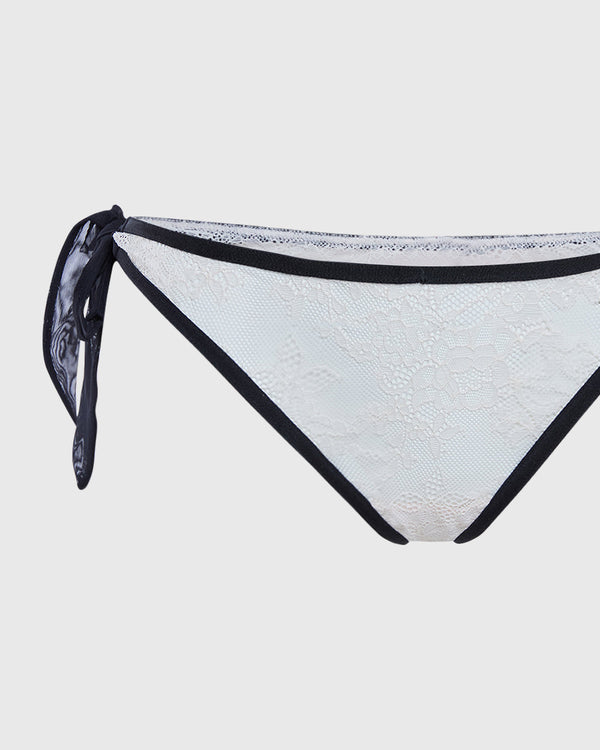 La Senza Lace Sexy Thong Black / M