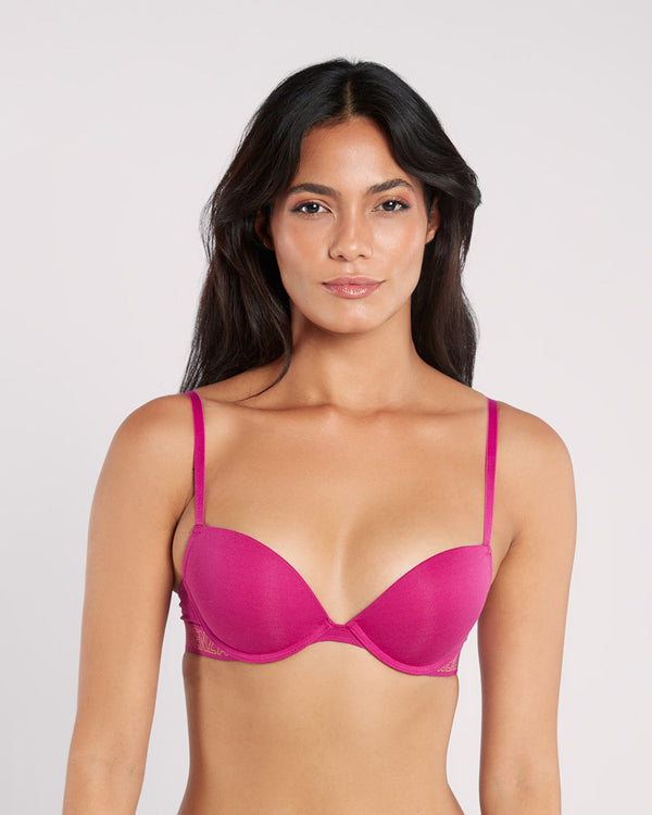 Everyday Plunge Pushup Bra – Sexy Plunge Bra For Lift 06T2 / 34B