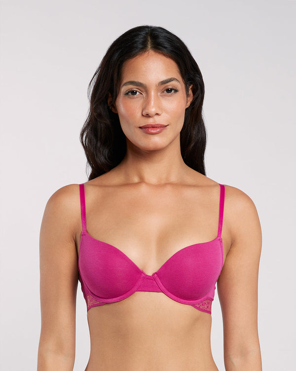 Everyday Demi Pushup Bra – Comfortable Demi Pushup Bra For Lift 06T2 / 34B