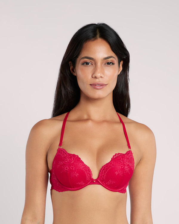 La Senza Lace Sexy Gel Padding Plunge Bra 6S2D / 34B