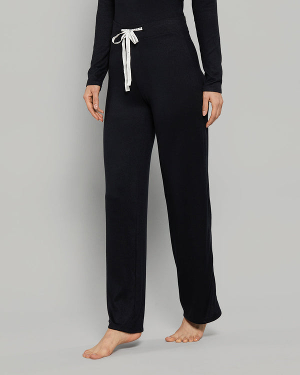 LA SENZA JERSEY DRAWSTRING BLACK CASUAL LOUNGE PANTS 03YZ / S