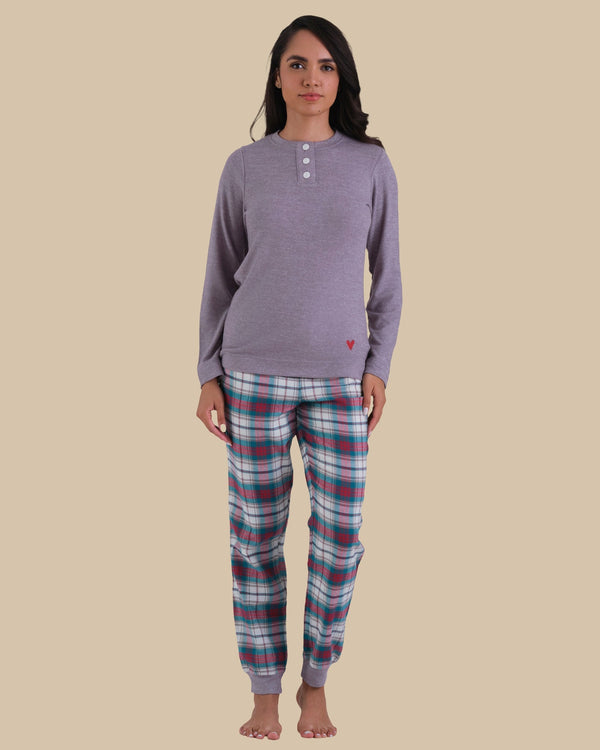 La Senza Fluffly Flannel Casual Pajama Set