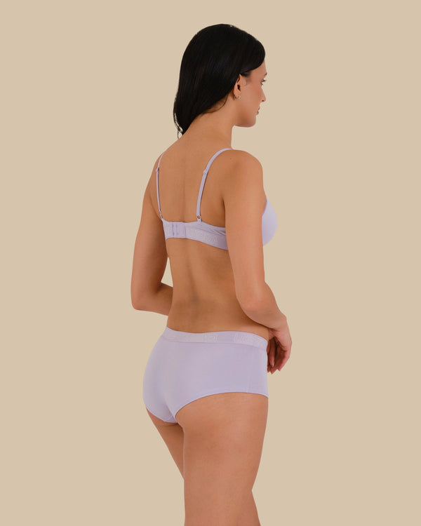 ESSENTIALS LOGO COTTON DEMI BRA White / 34A