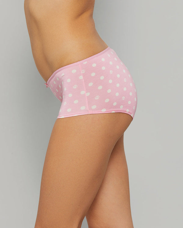 LA SENZA BOYSHORT DOT PRINT TRENDY ULTRASOFT PANTIES Pink / S