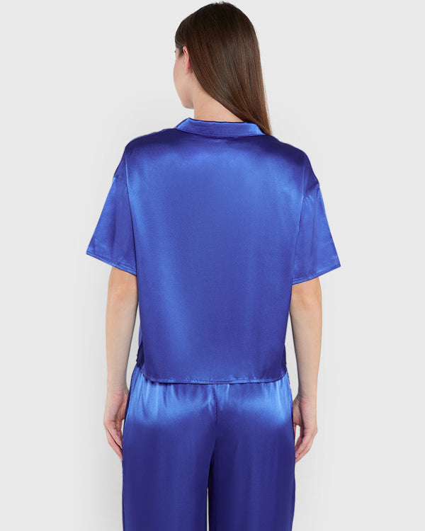La Senza Unlined Satin Button Down Sleep Top