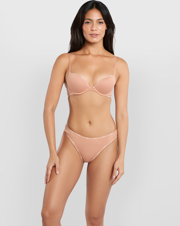 La Senza Remix Plunge Bra Nude / 34B