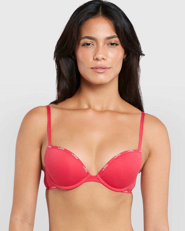 La Senza Remix Plunge Bra Pink / 34B