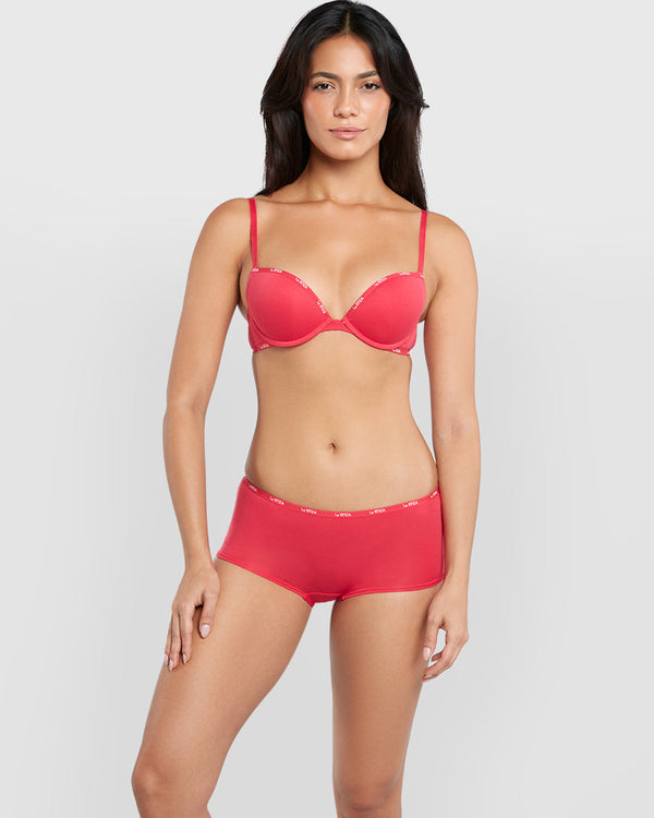 La Senza Remix Plunge Bra Pink / 34B