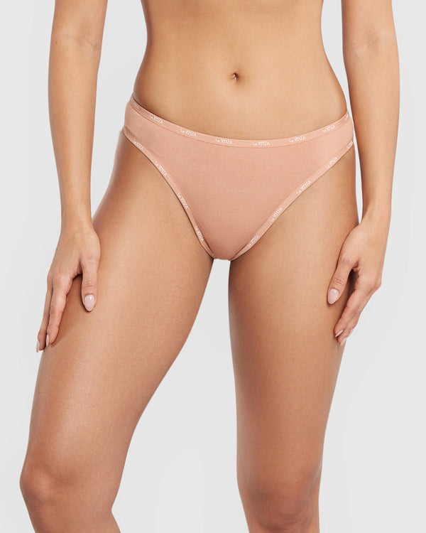 La Senza Remix Thong Panty Nude / M