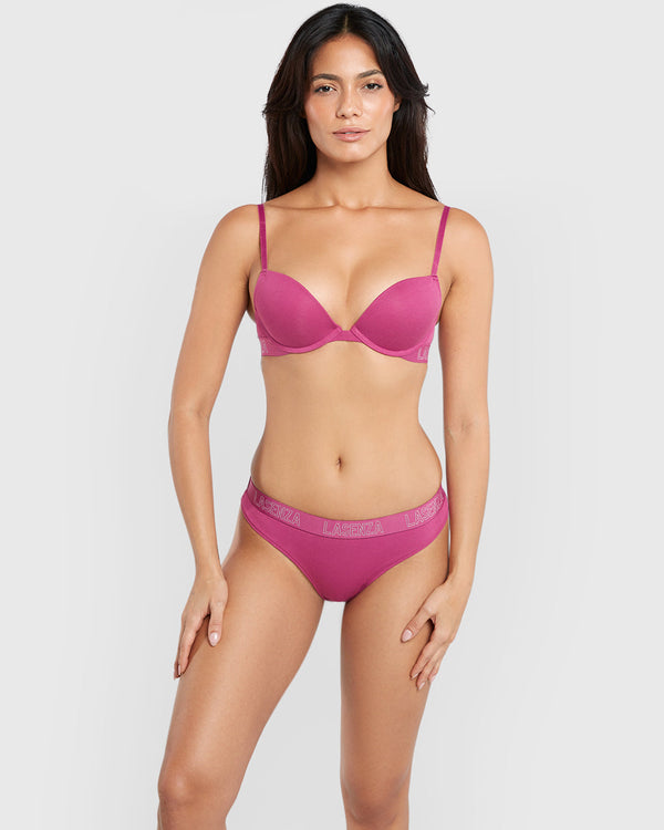La Senza Remix Plunge Bra Purple / 34B