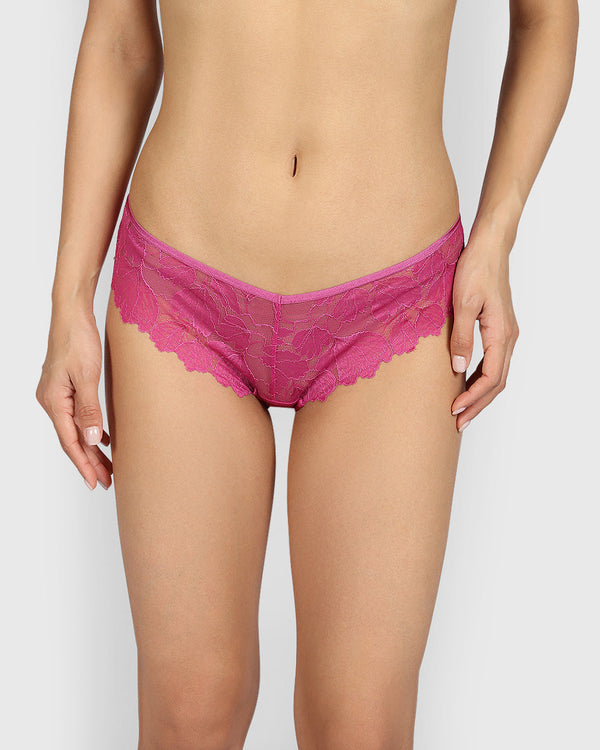 La Senza Diva Cheeky Lace Panty ELECTRIC ROUGE / M