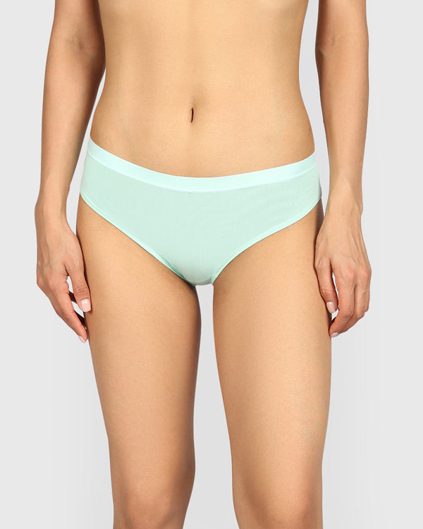La Senza Ultrasoft Mist Green Modal Thong Panties MIST GREEN / M