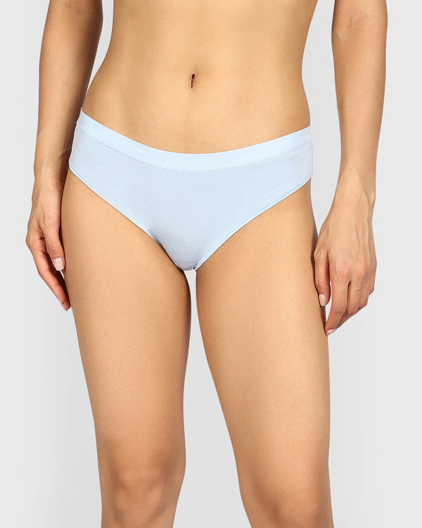 La Senza Ultrasoft Thong Panties  Modal SUBDUED BLUE / M