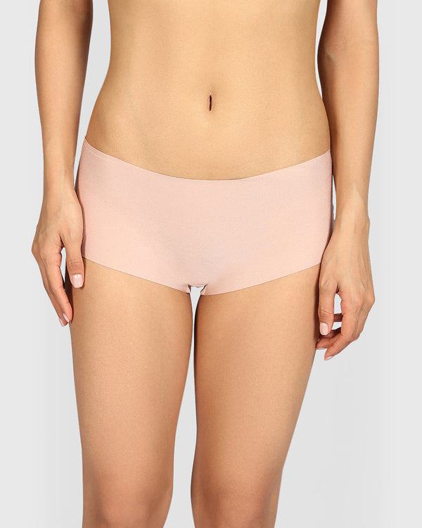 La Senza No Show Boyshort Panties  Microfabric EVENING BLUSH / M