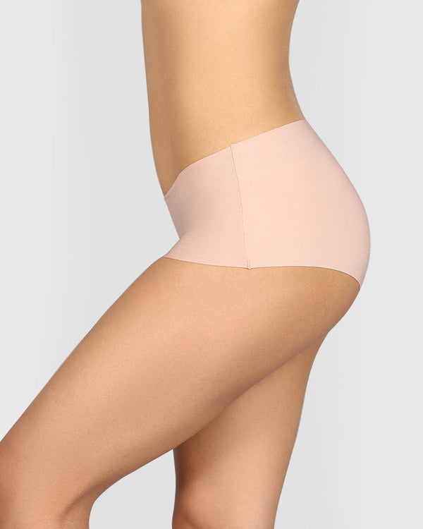 La Senza No Show Boyshort Panties  Microfabric EVENING BLUSH / M