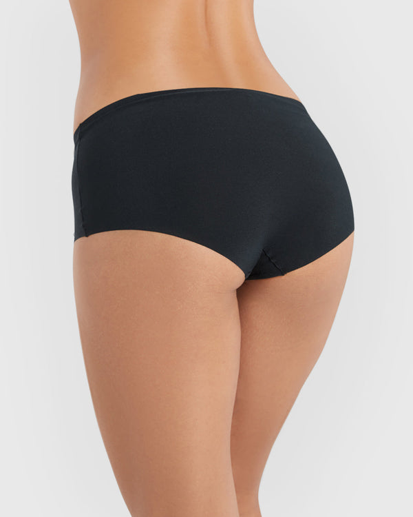 La Senza No Show Boyshort Panty Black / M