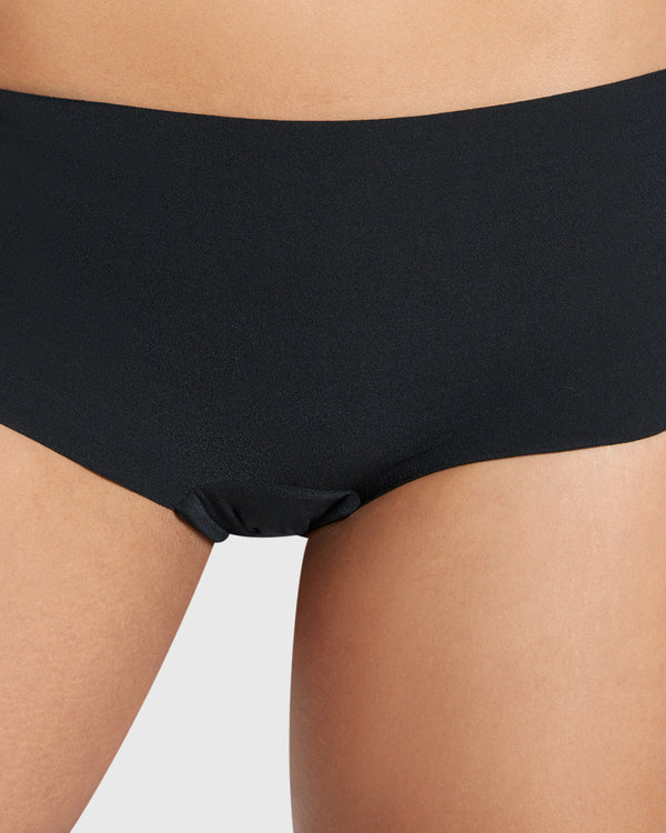 La Senza No Show Boyshort Panty Black / M