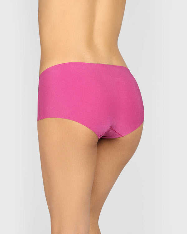 La Senza No Show Boyshort Panties  Microfabric ELECTRIC ROUGE / M