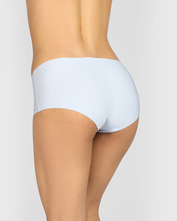 La Senza No Show Boyshort Panties  Microfabric SUBDUED BLUE / M