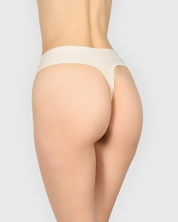 La Senza Ultrasoft Thong Panty Ivory / M