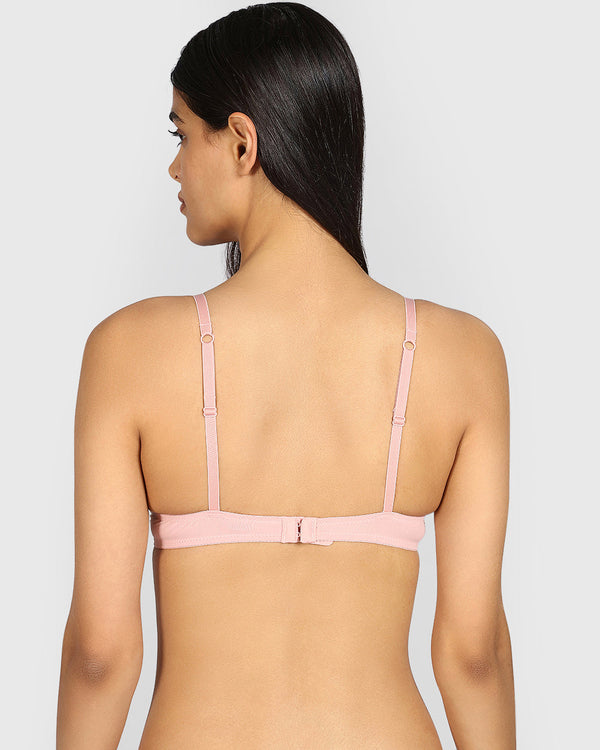 La Senza Obsession Light Pushup Plunge Lace Bra ROYAL PINK / 34B