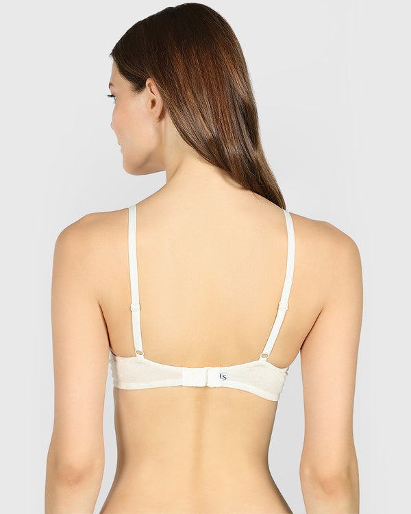 La Senza Trendy Plunge Bra Ivory / 34B