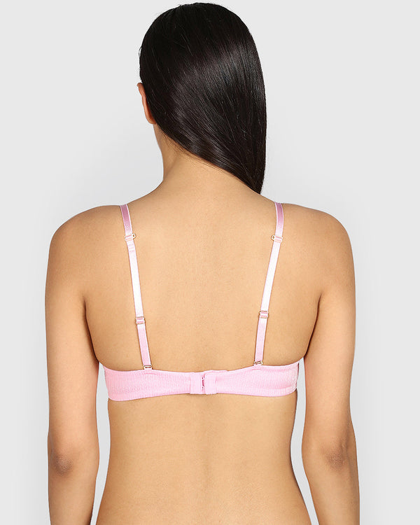 La Senza Beyond Sexy Plunge Gel Padding Bra LILAC SACHET / 34B