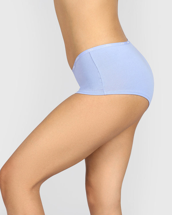 La Senza Remix Cotton Boyshort PERIWINKLE DREAM / M