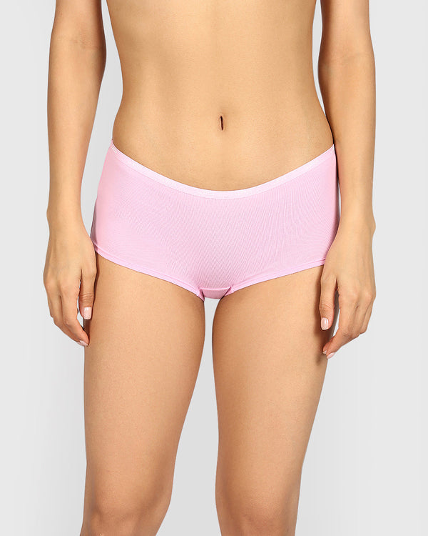 La Senza Remix Cotton Boyshort LILAC SACHET / M