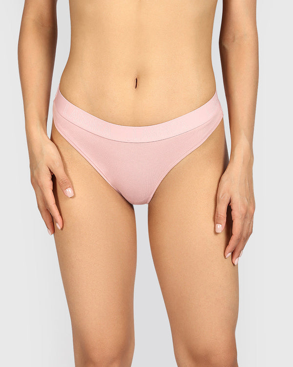 La Senza Remix Cotton Thong ROYAL PINK / M