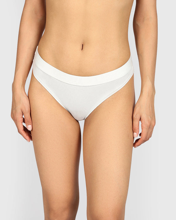 La Senza Remix Cotton Thong DAWN BLUE / M