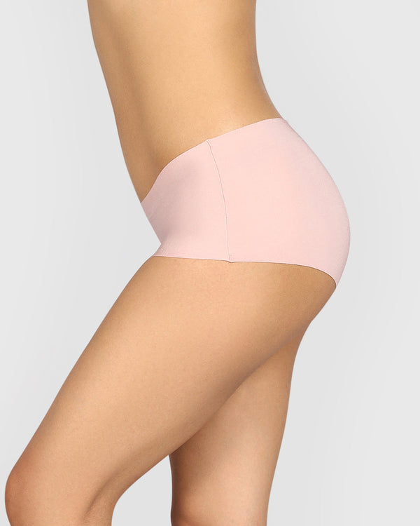 La Senza No Show Boyshort Panties  Microfabric ROYAL PINK / M